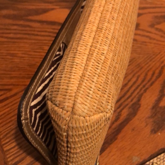 Coach Straw Python Clutch - Picture 13 of 16